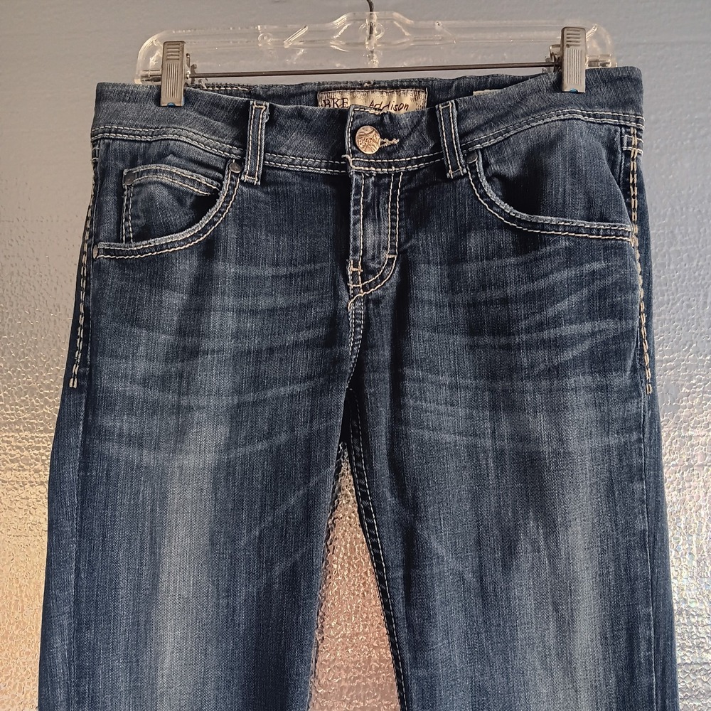 BKE Addison Bootcut Jeans Womens 28R 28x31.5 *31x31 Medium Wash Stretch Denim